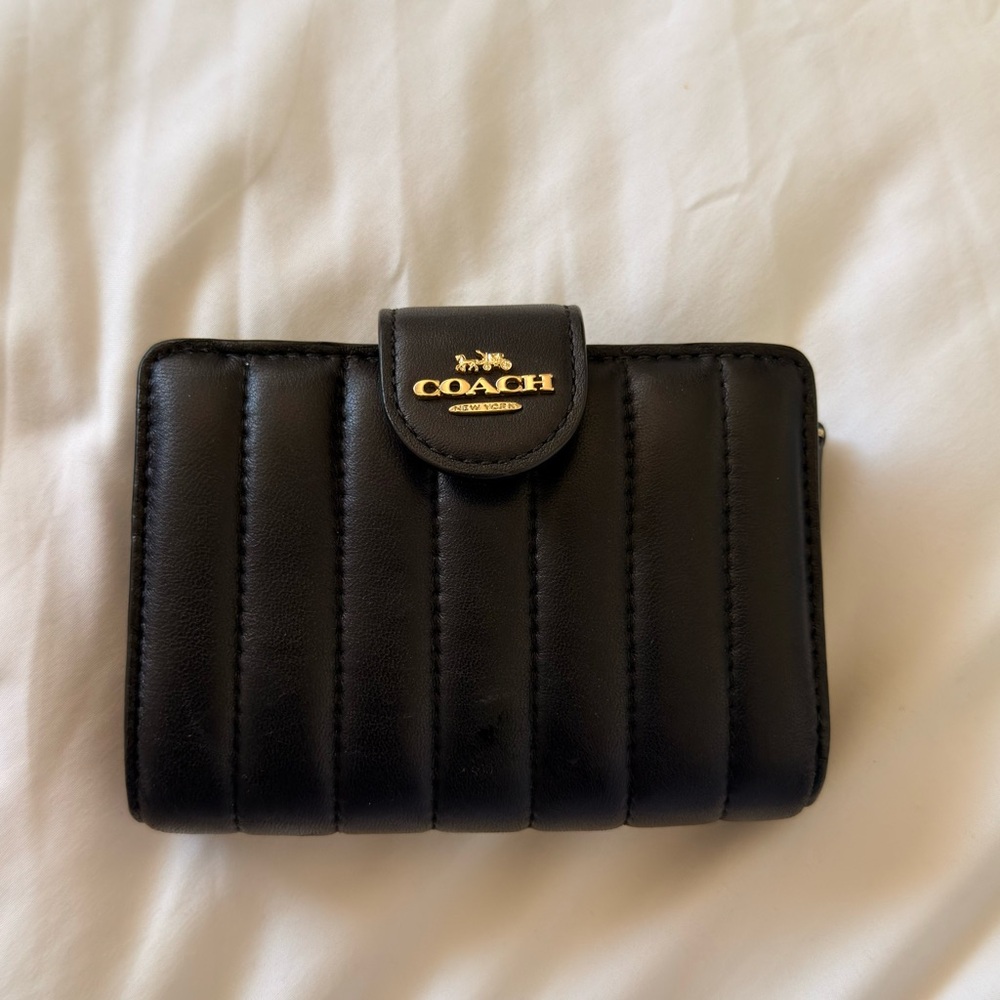 Coach Black Leather Wallet